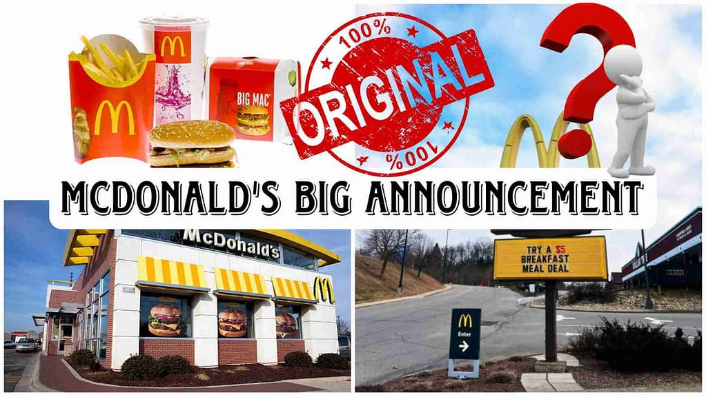 McDonald’s Big Announcement