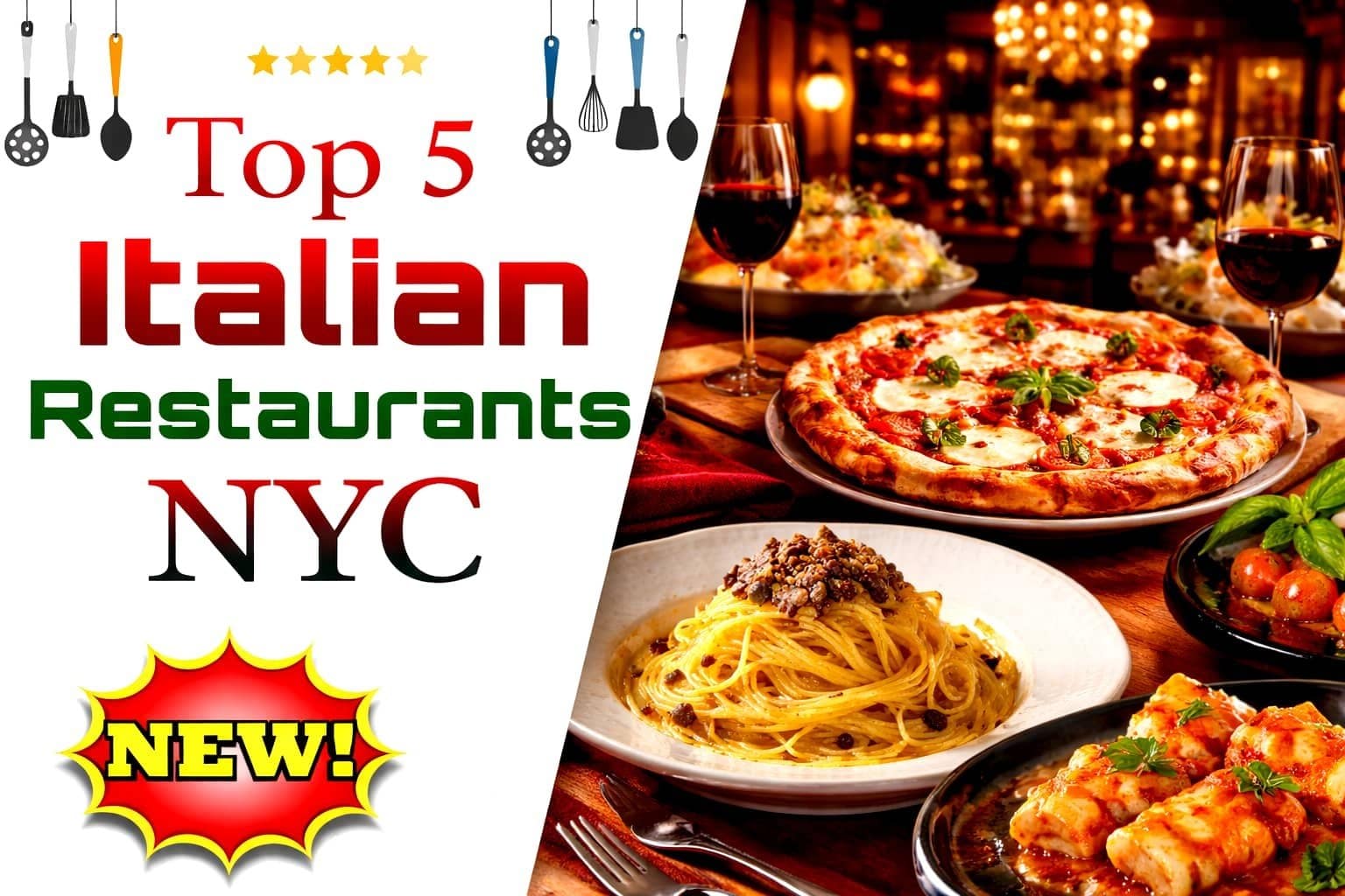 Best 5 Italian Restaurants in NYC 2026 (Locals Recommended)